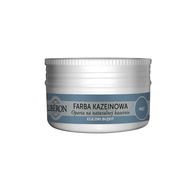 Farba do drewna KAZEINOWA 0.075 l Egiejski błękit Mat LIBERON