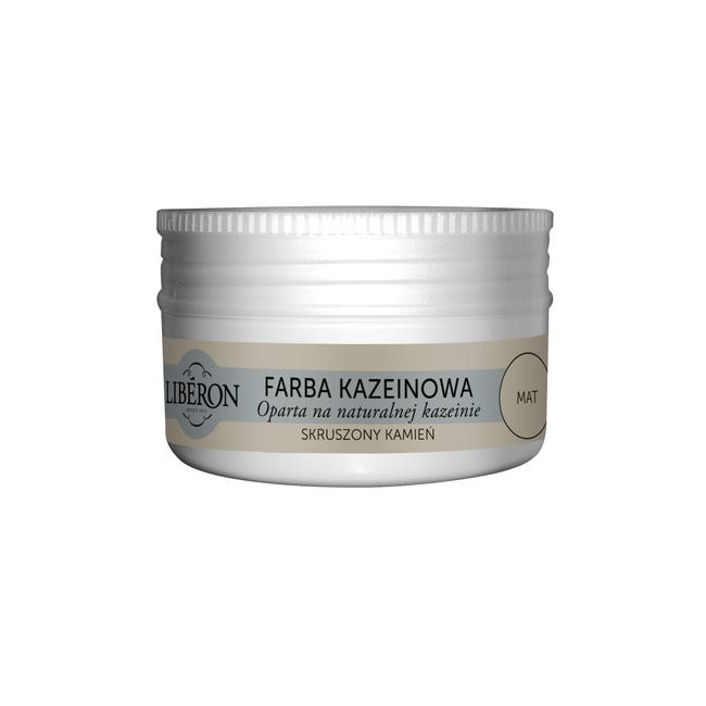 Farba do drewna KAZEINOWA 0.075 l Skruszony kamień Mat LIBERON