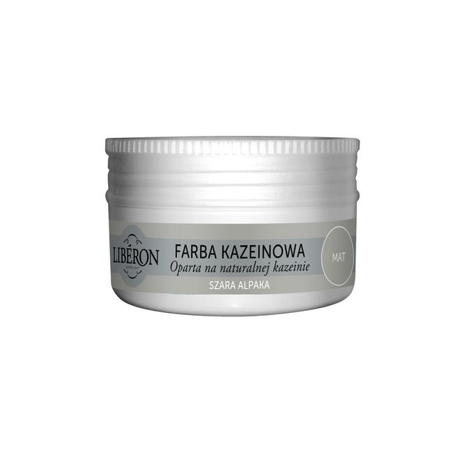Farba do drewna KAZEINOWA 0.075 l Szara alpaka Mat LIBERON