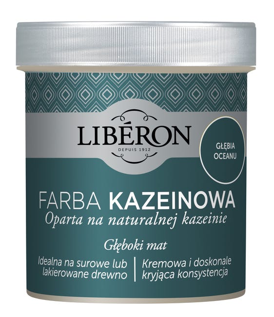Farba do drewna KAZEINOWA 0.5 l Głębia oceanu Mat LIBERON