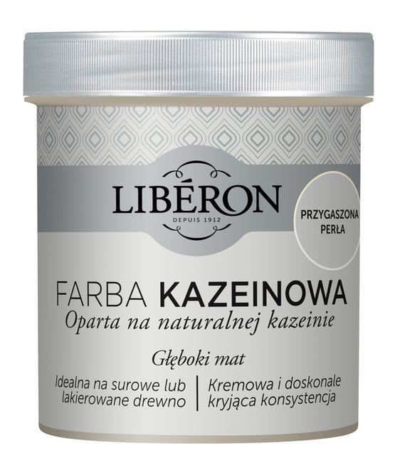 Farba do drewna KAZEINOWA 0.5 l Przygaszona perła Mat LIBERON