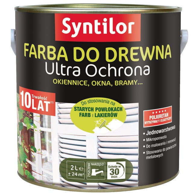 Farba do drewna ULTRA OCHRONA 2 l Brązowy SYNTILOR