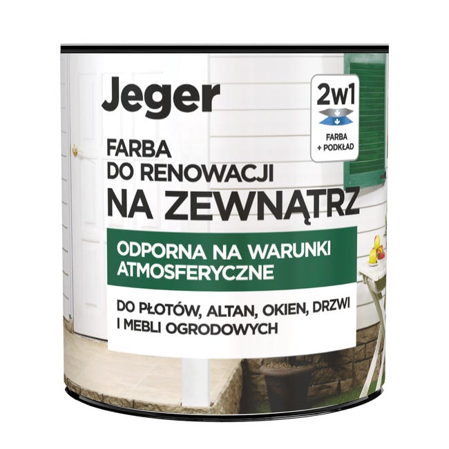Farba do drewna na zewnątrz Beżowy 0.5 l Jeger