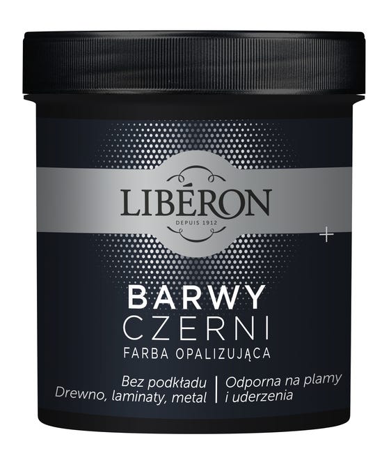 Farba do drewna opalizująca BARWY CZERNI 0.5 l Czarna zieleń Mat LIBERON