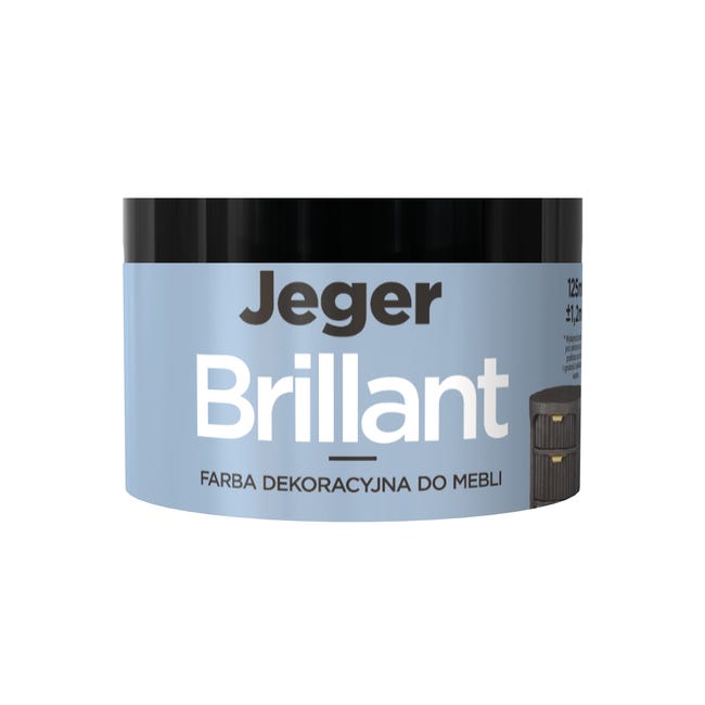 Farba do mebli Brilliant 0.125 l Nikiel Jeger