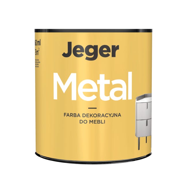 Farba do mebli Metal 0.45 l Miedź Jeger