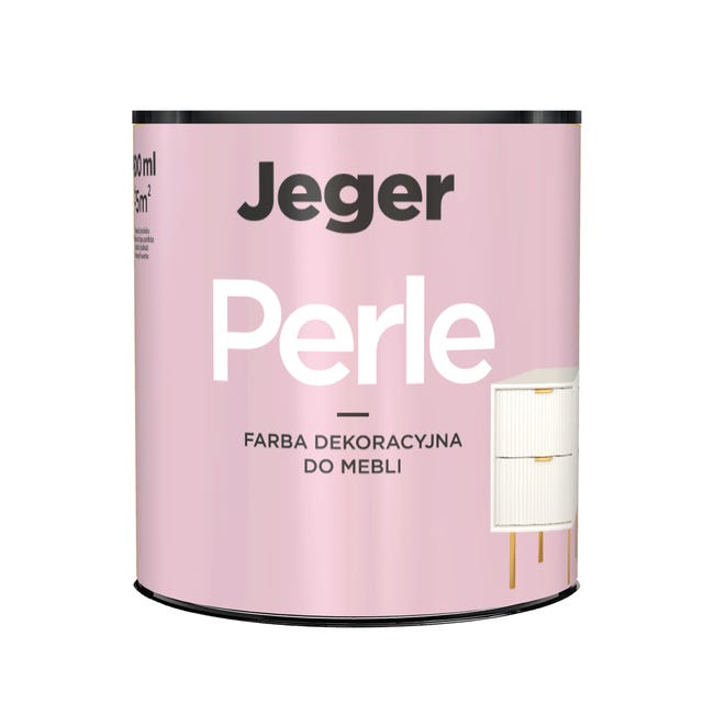 Farba do mebli Perle 0.5 l Onyx Jeger