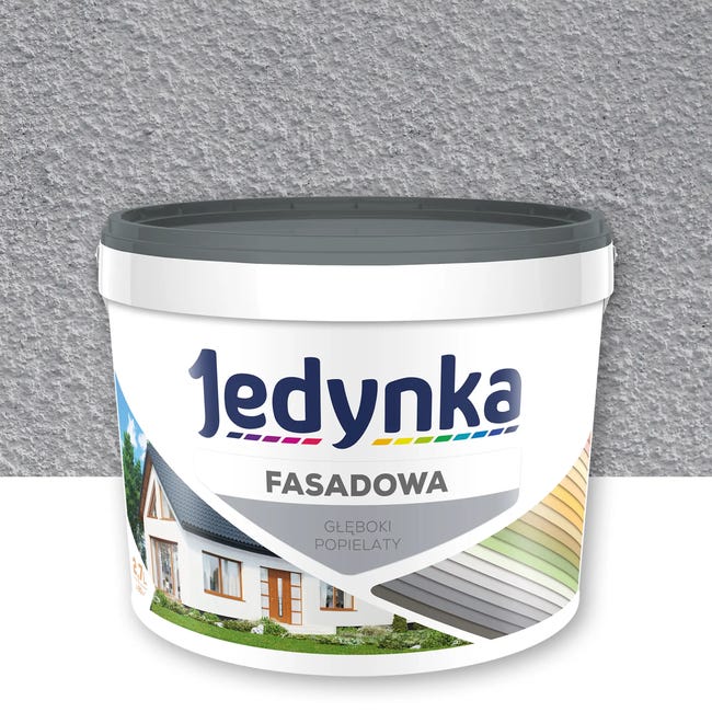 Farba fasadowa 2.7 l Głęboki popielaty Jedynka