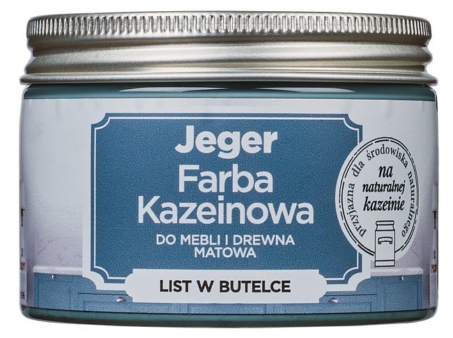 Farba kazeinowa 0.125 l List w butelce Jeger