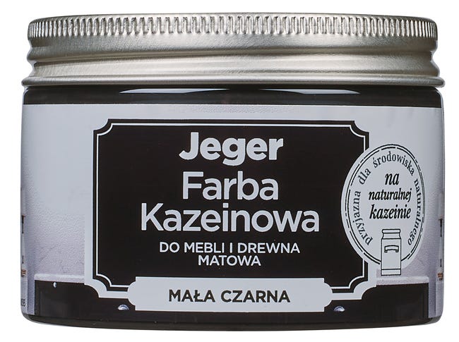 Farba kazeinowa 0.125 l Mała czarna Jeger