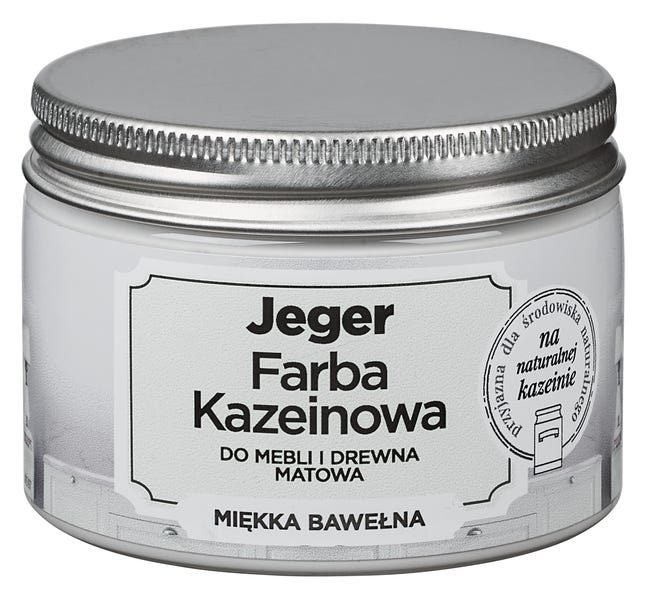 Farba kazeinowa 0.125 l Miękka bawełna Jeger