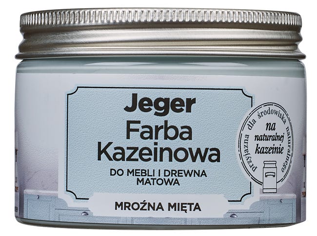 Farba kazeinowa 0.125 l Mroźna mięta Jeger