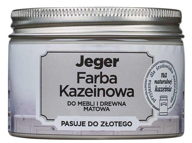 Farba kazeinowa 0.125 l Pasuje do złotego Jeger