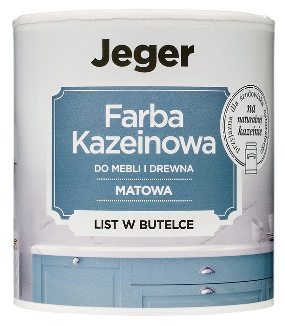 Farba kazeinowa 0.5 l List w butelce Jeger