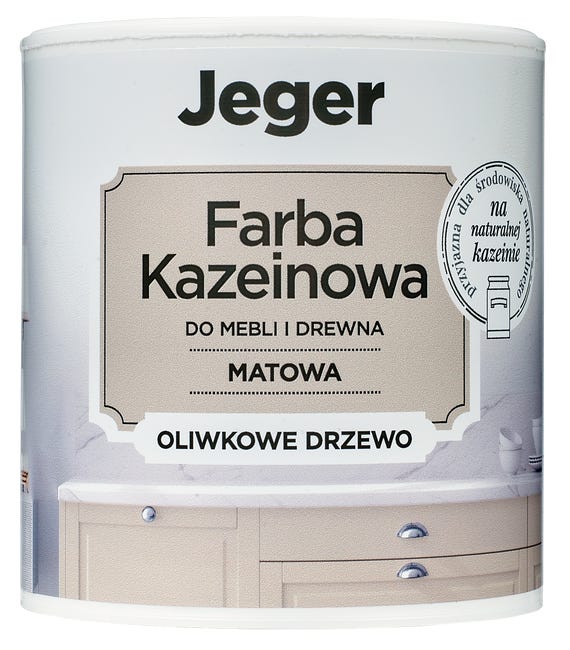 Farba kazeinowa 0.5 l Oliwkowe drzewo Jeger