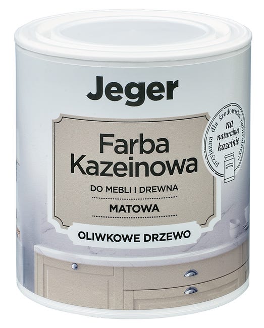 Farba kazeinowa 0.5 l Oliwkowe drzewo Jeger
