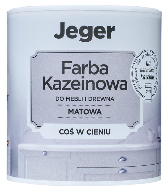 Farba kazeinowa 0.5 l coś w cieniu matowa Jeger
