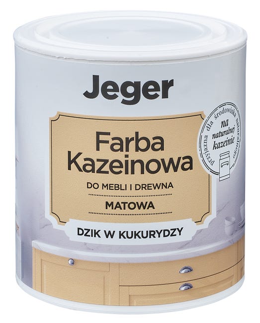 Farba kazeinowa 0.5 l dzik w kukurydzy matowa Jeger