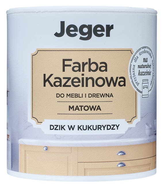 Farba kazeinowa 0.5 l dzik w kukurydzy matowa Jeger