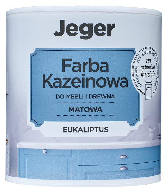 Farba kazeinowa 0.5 l eukaliptus matowa Jeger