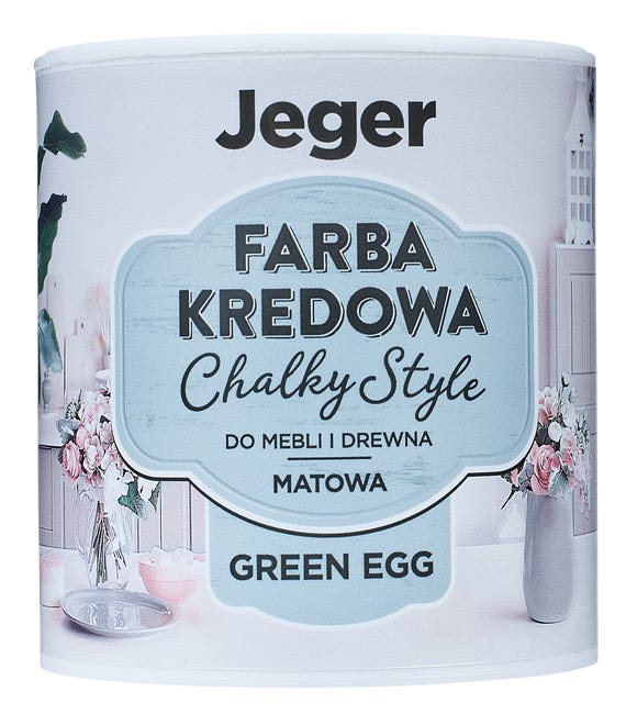 Farba kredowa do mebli CHALKY STYLE 0.5 l Green Egg Matowa JEGER