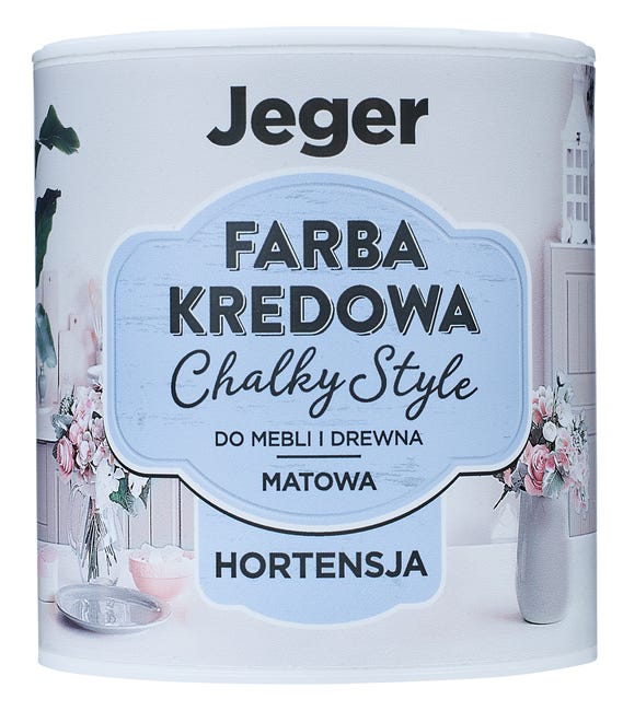 Farba kredowa do mebli CHALKY STYLE 0.5 l Hortensja Matowa JEGER
