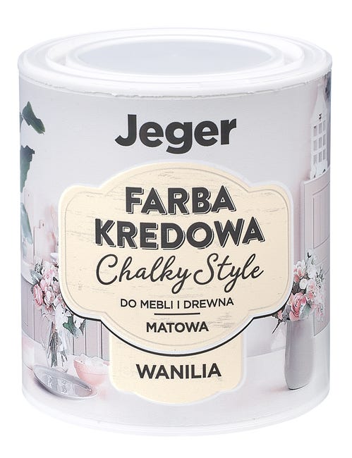 Farba kredowa do mebli CHALKY STYLE 0.5 l Vanilla Matowa JEGER