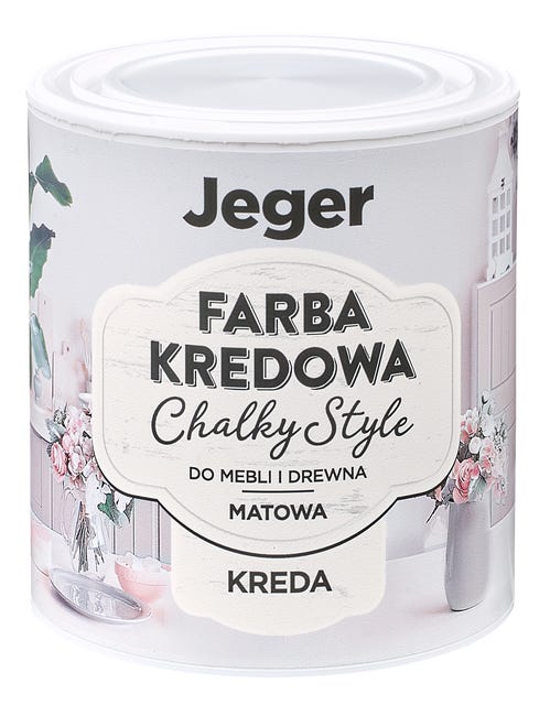 Farba kredowa do mebli RUSTIC 0.5 l Kreda JEGER