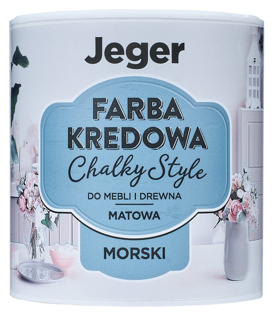 Farba kredowa do mebli RUSTIC 0.5 l Morski JEGER
