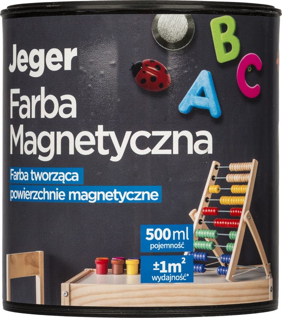 Farba magnetyczna 0.5 l Czarna JEGER