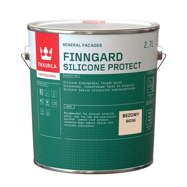Farba silikonowa do elewacji 2.7 l Bezowy Tikkurila