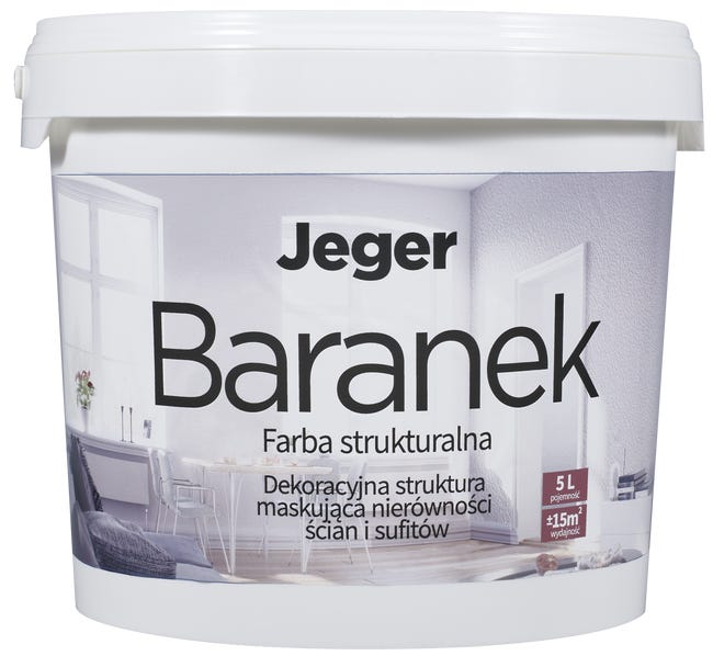 Farba strukturalna BARANEK 5 l kolor nr 4 JEGER