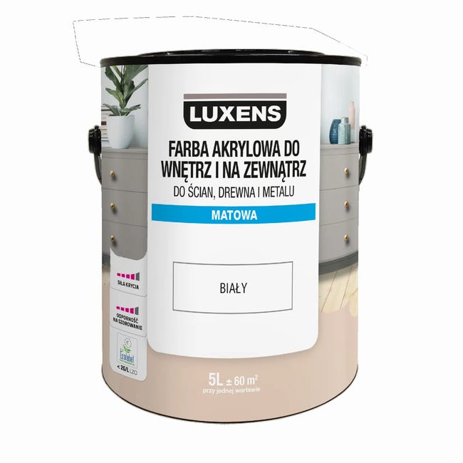 Farba wewnętrzna 125329 Biały LUXENS
