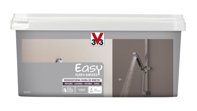 Farba wodoodporna EASY HYDRO-BARIERA 2 l Taupe Satyna V33