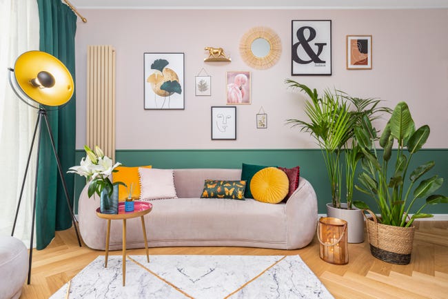 Figurka dekoracyjna pantera Femi złota