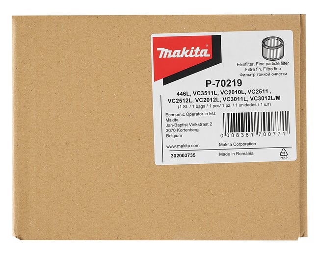 Filtr do odkurzacza P-70219 MAKITA