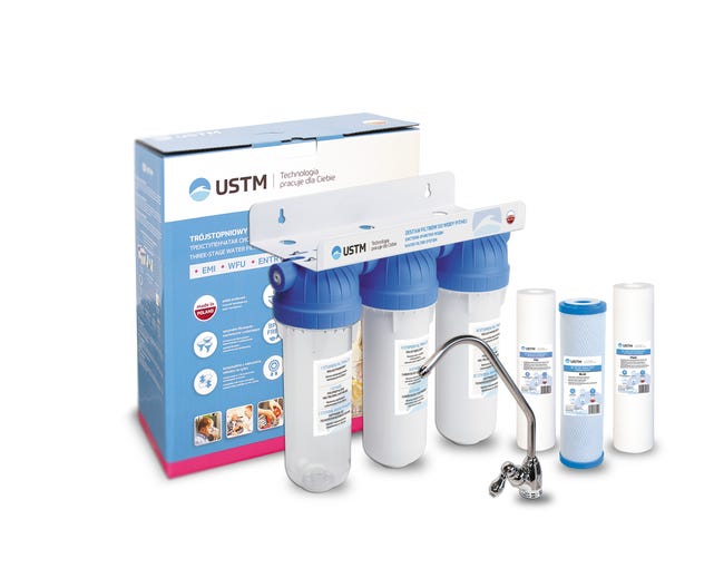 Filtr podzlewozmywakowy AQUA 3-stopniowy FS3 EMI USTM