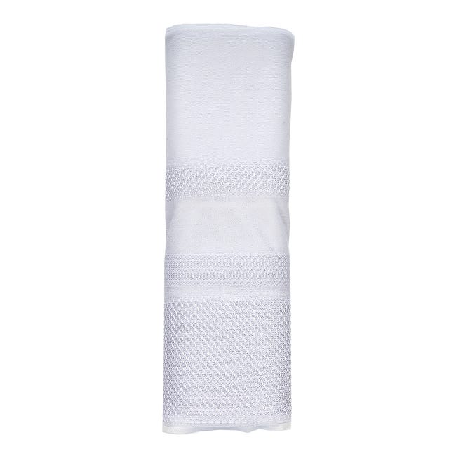 Firana na mb Dalmira biała w pasy wys. 160 cm