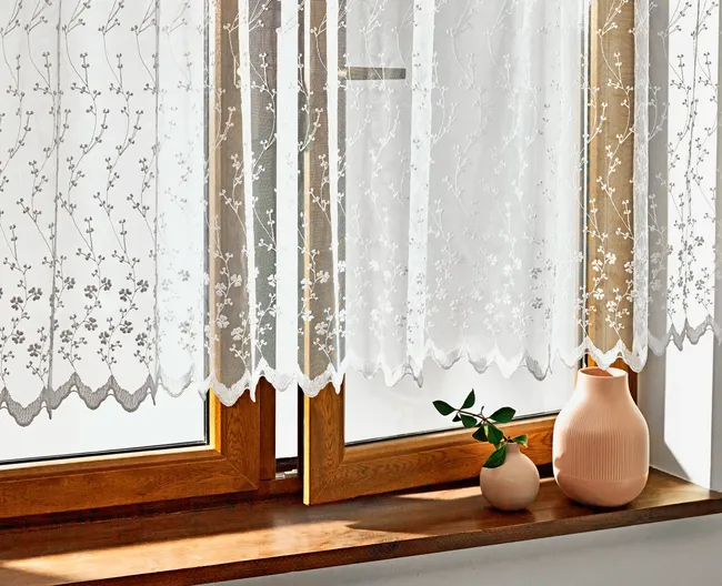 Firana na mb Irma biała wys. 120 cm