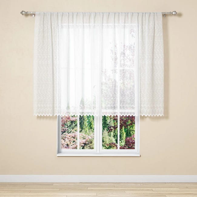 Firana na mb Irma biała wys. 120 cm