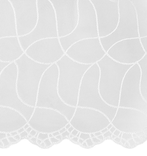 Firana na mb Laberinto biała wys. 280 cm