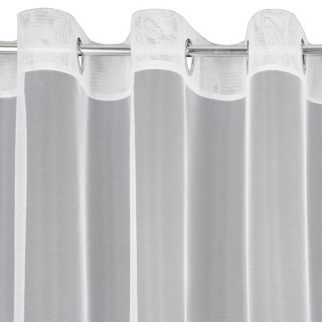 Firana na przelotkach Esel 350 x 150 cm biała