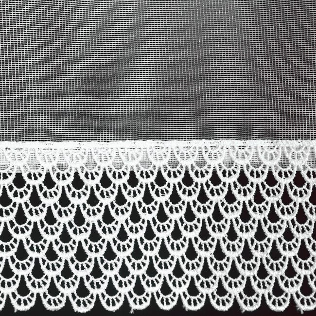 Firana na przelotkach Nel 300 x 145 cm biała