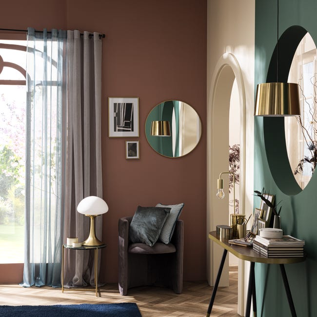 Firana na przelotkach Softy 140 x 260 cm szara Inspire