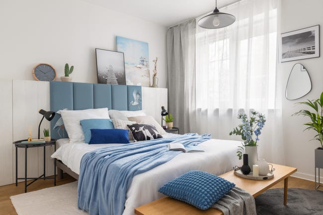 Firana na taśmie Pia 300 x 260 cm biała Inspire