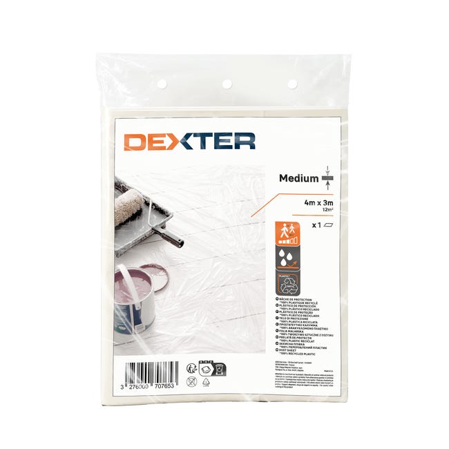 Folia malarska MEDIUM 4 x 3 m DEXTER