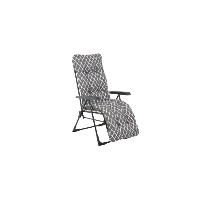 Fotel ogrodowy Malaga Plus składany antracytowy Patio
