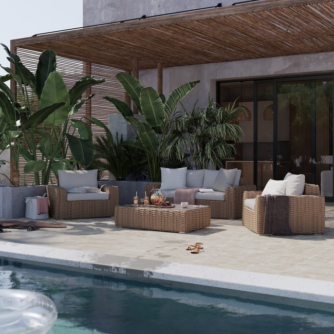 Fotel ogrodowy Victoria 2 szt. aluminiowy Naterial