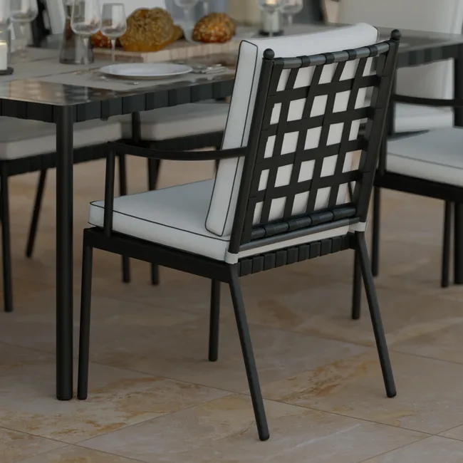 Fotel ogrodowy Victoria 2 szt. aluminiowy Naterial