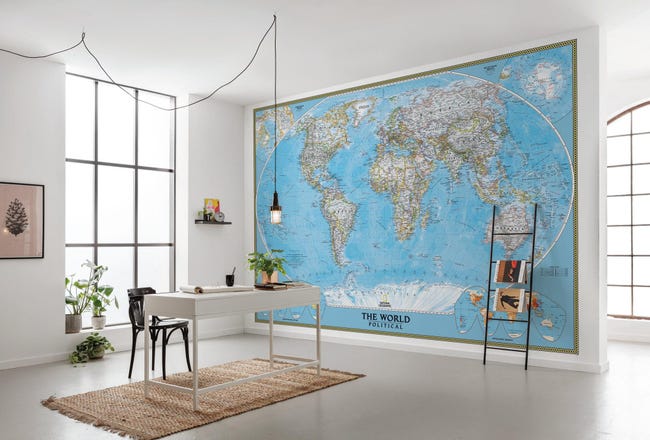 Fototapeta Mapa 368 x 254 cm